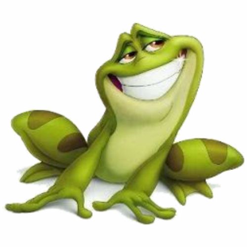 Princesa tiana Sapo