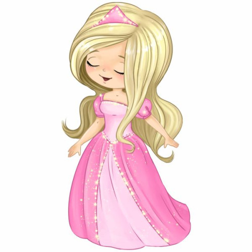 Aplique Princesa Aurora Aquarela