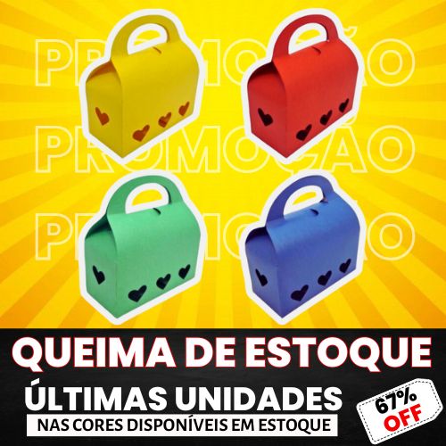 PROMOÇÃO Caixa mini maletinha C/10