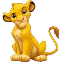 Rei leão Simba.(de 1 a 10 und)
