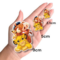 Aplique Rei leão personagens juntos