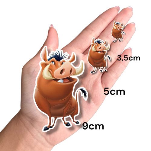 Aplique Rei leão Pumba