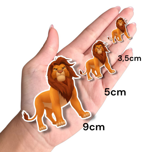 Aplique Rei leão Simba adulto