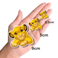 Aplique Rei leão Simba cabeça