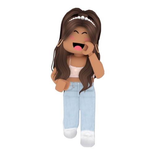 Aplique Roblox rosa 01