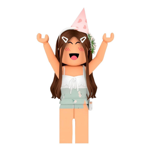Aplique Roblox rosa 02