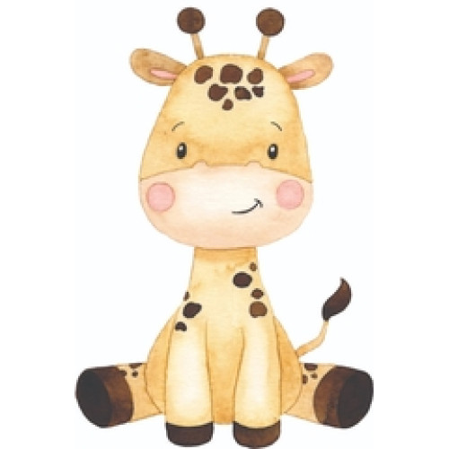 Safari aquarela Girafa (1 a 10un)
