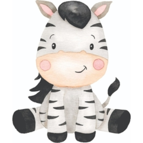 Safari aquarela Zebra (1 a 10un)