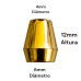 Pés Saltinhos Para Caixas Dourado 13x11mm (20un)