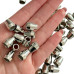 Pés Saltinhos Para Caixas prata 12mm (20un)