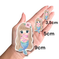 Aplique Sereia baby loira