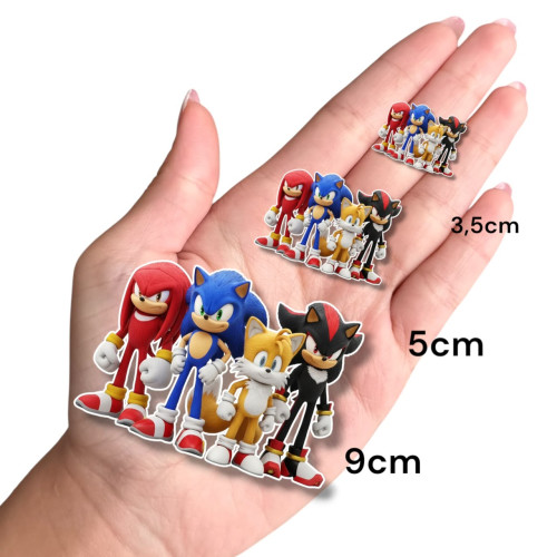 Aplique sonic personagens juntos filme Aplique sonic personagens juntos filme