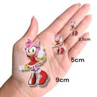 Aplique sonic Amy Rose jogo Aplique sonic Amy Rose jogo