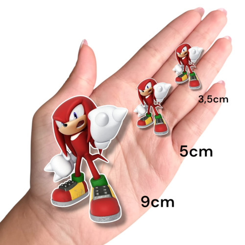 Aplique sonic Knuckles jogo