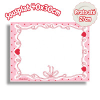 10 sousplat 40x30cm retangular personalizado papel offset sem arte inclusa 10 sousplat 40x30cm retangular personalizado papel offset sem arte inclusa