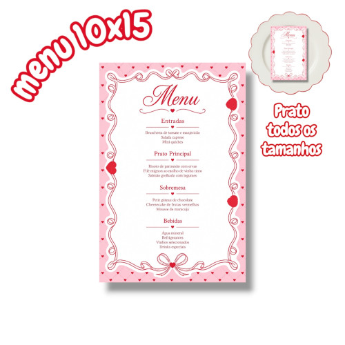 10 Menu cardapio 10x15cm retangular personalizado papel offset sem arte inclusa 10 Menu cardapio 10x15cm retangular personalizado papel offset sem arte inclusa