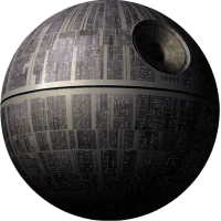 Star wars Estrela da morte.(1 a 10 un)