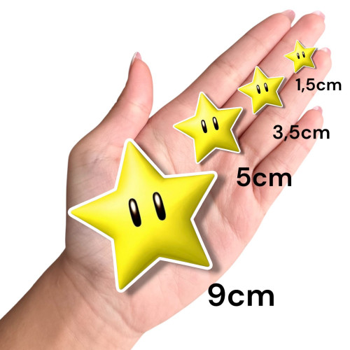 Aplique Super Mario estrela