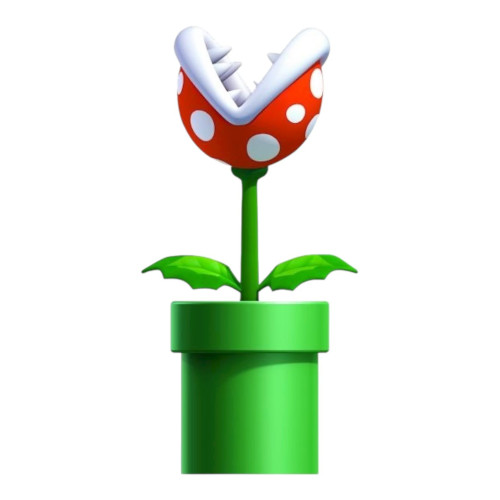 Aplique Super Mario planta carnivora