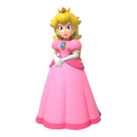 Aplique Super Mario princesa Peach