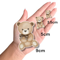 Aplique urso bege Teddy