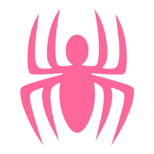 Aplique Spidey e amigos aranha rosa
