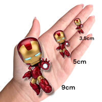 Aplique vingadores baby 3D Homem de ferro Aplique vingadores baby 3D Homem de ferro