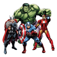 Aplique Vingadores juntos