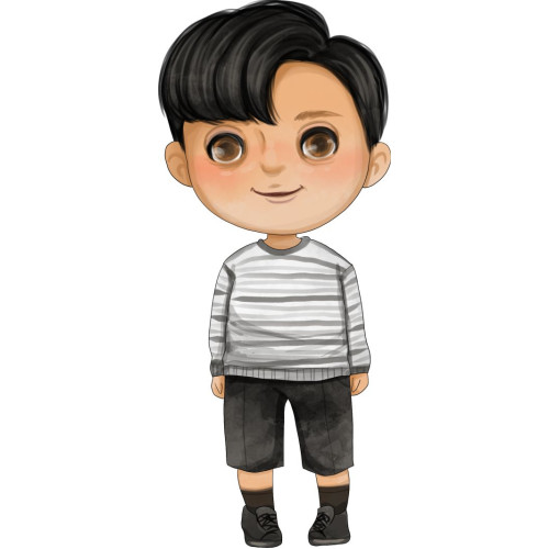 Wandinha Pugsley.(1 a 10 un)