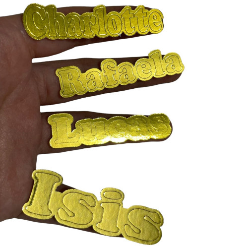 Nome dourado 10un