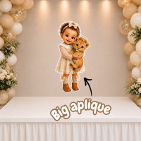 Big aplique em media 80cm mascote de papel fosco para decoração 180g Big aplique em media 80cm mascote de papel fosco para decoração 180g