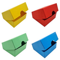 Caixa color quadrada 