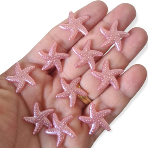 Chaton estrela do mar rose 20mm (10un)