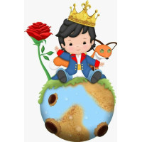 Pequeno Principe moreno (Lua)